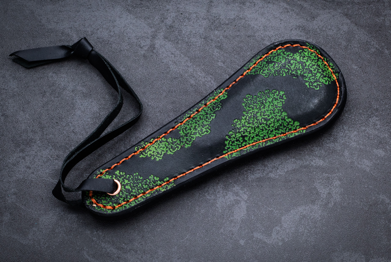 Witchdoctor Zero Lil' Ducky Black / Green Leather SAP