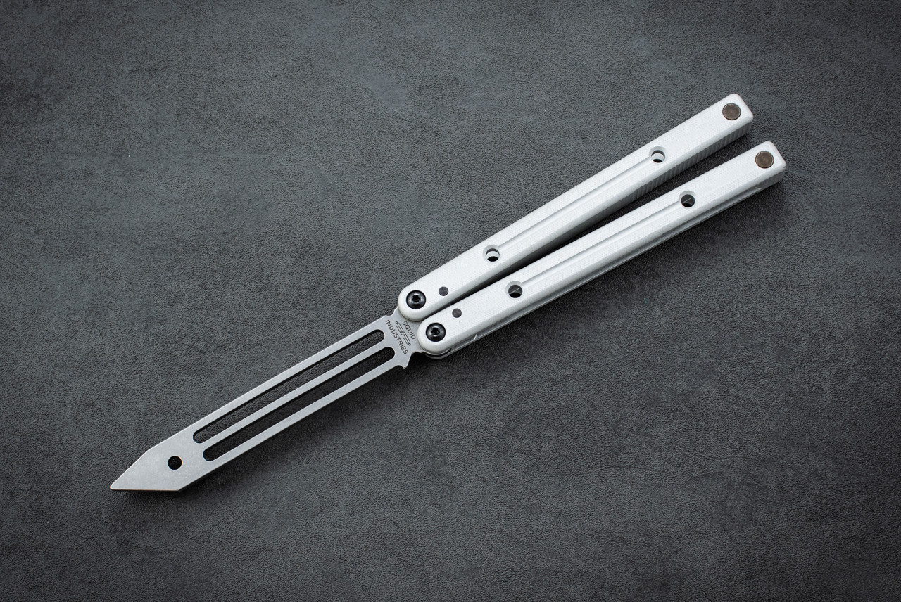 squid Industries Squidtrainer V4バタフライナイフ Squid Industries SquidTrainer V4