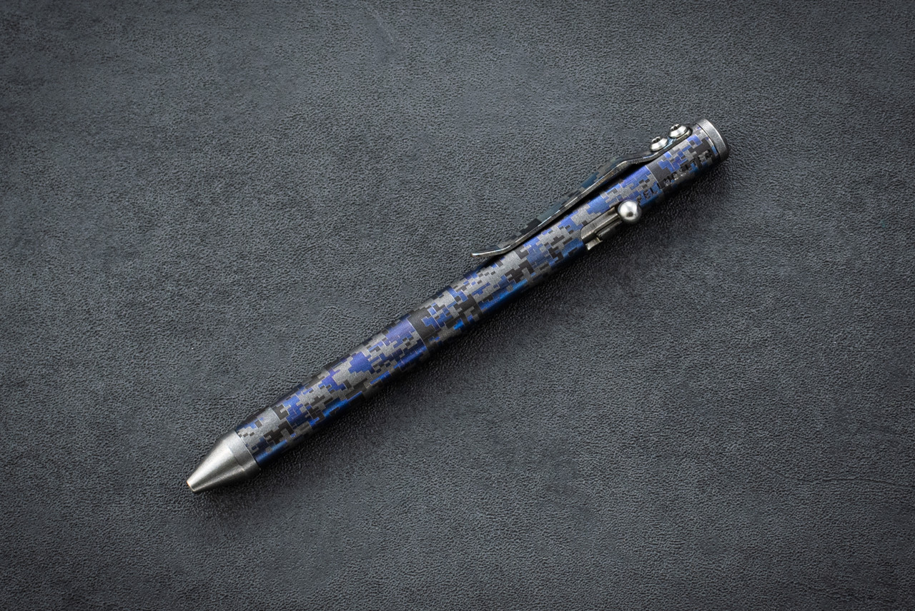 Fellhoelter Knives TiBolt Full Size Titanium Pen DigiCamo CPTN AXEL Custom Cerakote