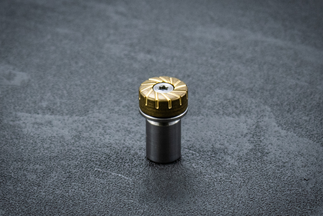 Fellhoelter Knives TiBolt FAP Spinner Vortex Brass