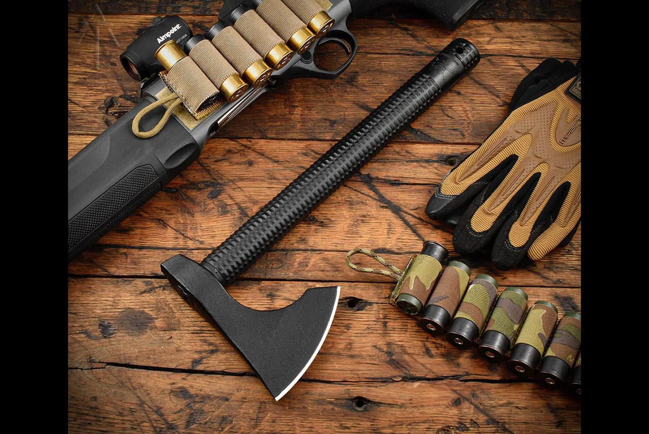 ATC Model 3 Black Nylon Handle w/ Black Head and Kydex Sheath
