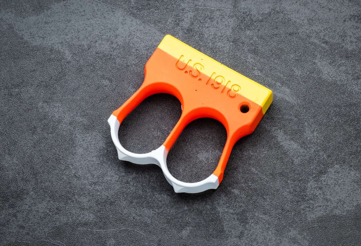 Bawidamann Design Doughboy DB-2 A356 Aluminum Airweight  Halloween Candy Corn Cerakote