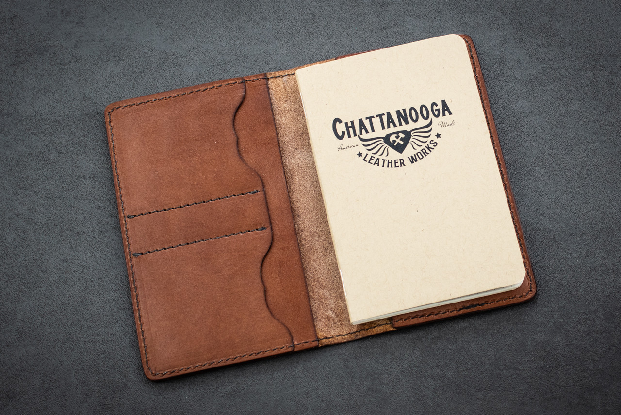 RMJ Tactical Morrow Journal Wallet Brown Leather