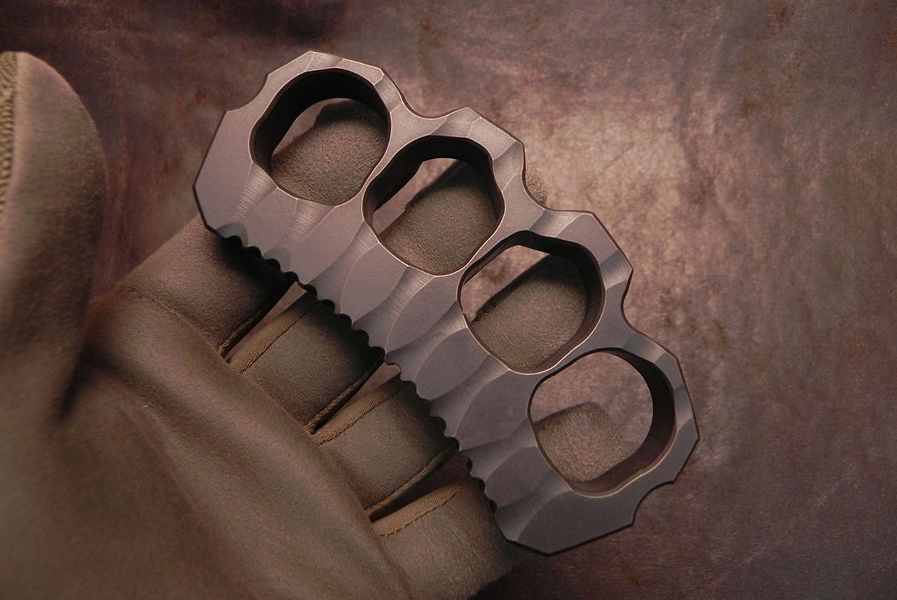 Raidops CNK15 Alex Titanium Knuckle Dark Brown Finish