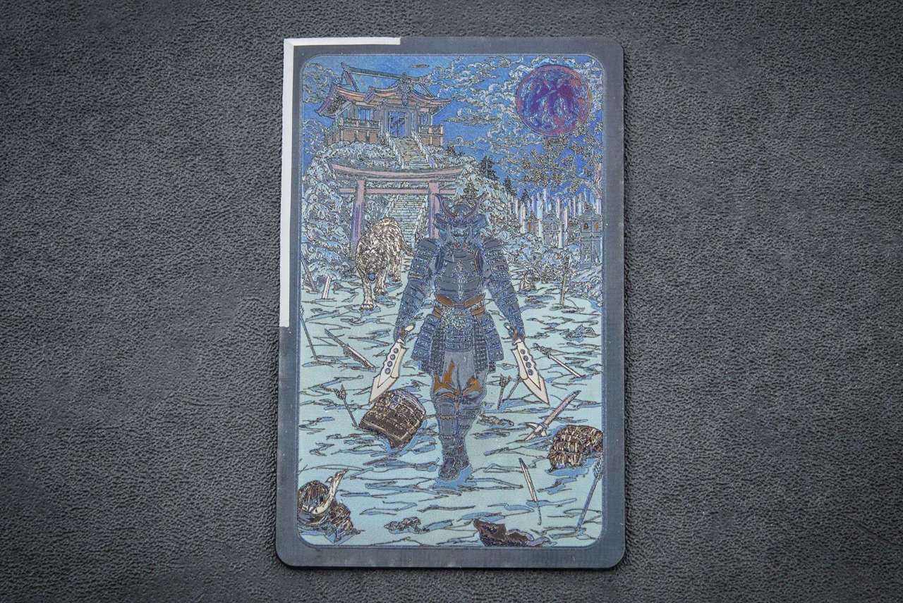 Mummert Knives x Sean Marfione Collab Lord of War Titanium Cutting Card