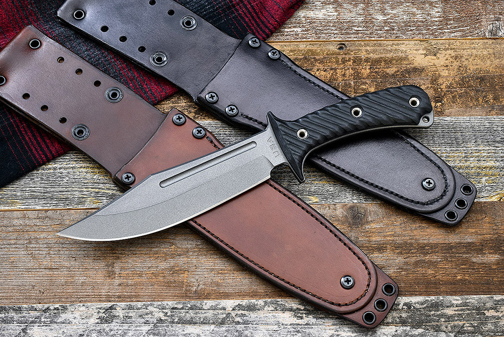 RMJ Tactical Jungle Combat Leather Scabbard - Tactical Elements Inc