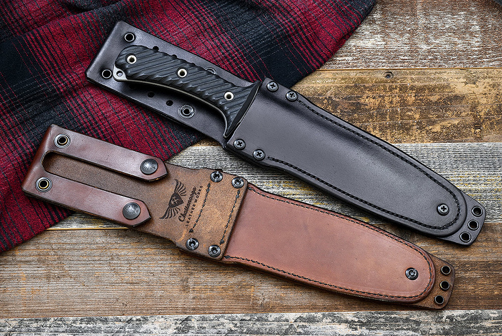 RMJ Tactical Jungle Combat Leather Scabbard - Tactical Elements Inc