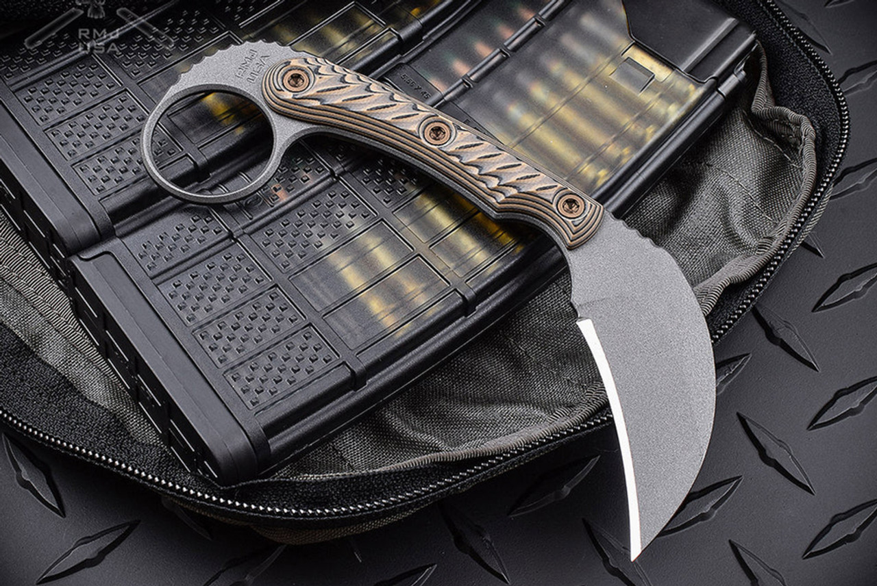 RMJ Tactical: Coho - Nitro-V - Tungsten Cerakote - Black G-10