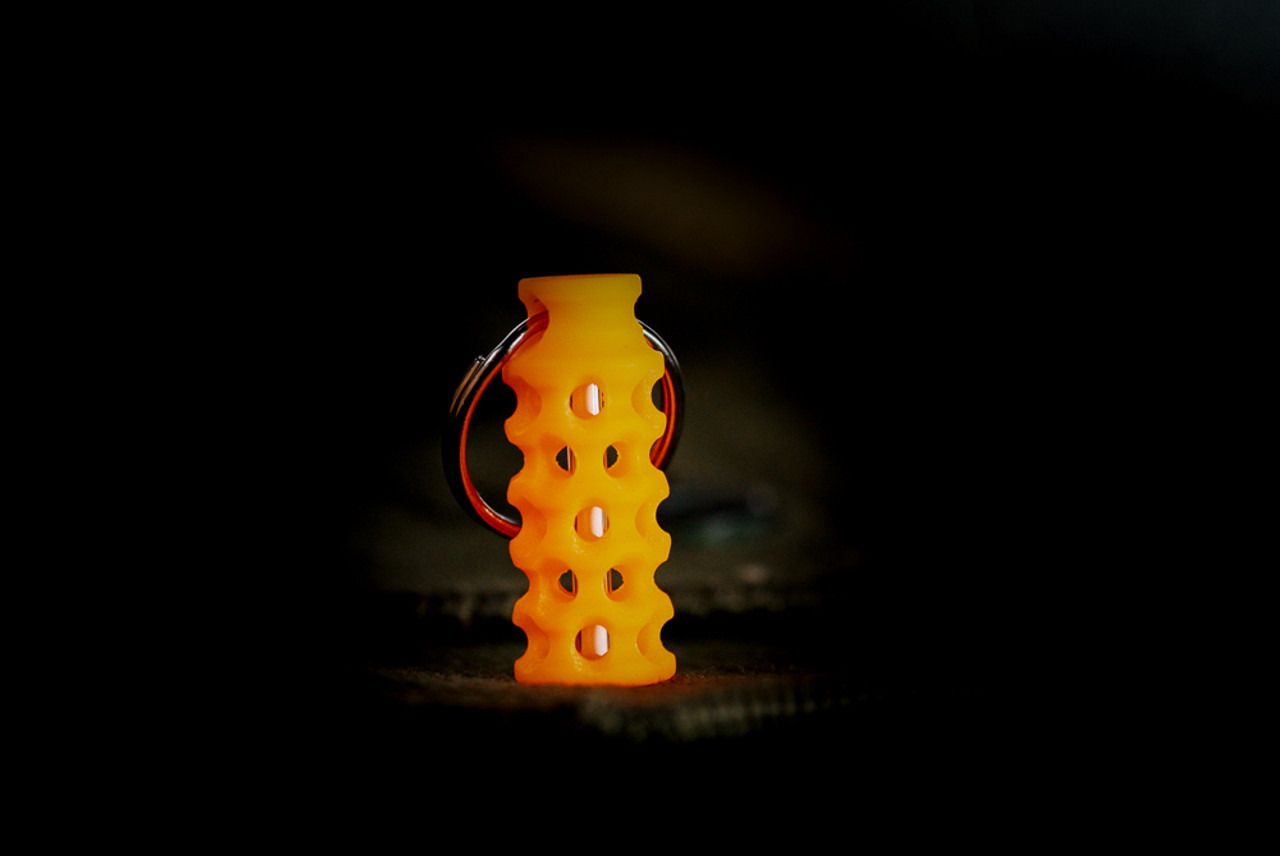 Gray Precision Monster Lantern Hyperglow Orange w/ GITD Tritium