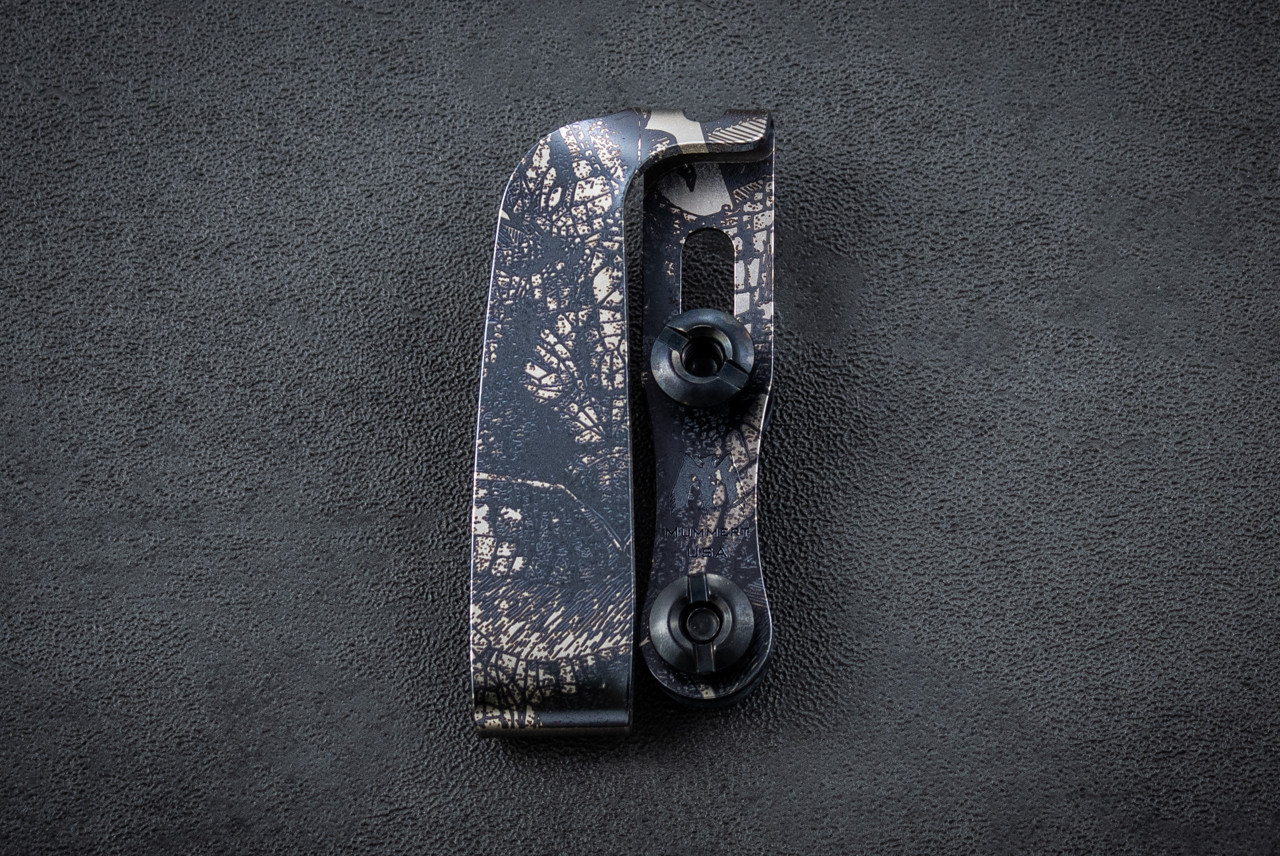 Mummert Knives Slotted Titanium Castle Girl Reverse Clip