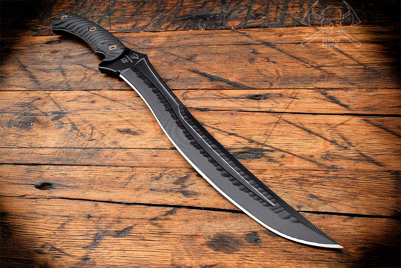 RMJ Tactical 3V Syndicate Wyvern Sword Hand Textured Blade w