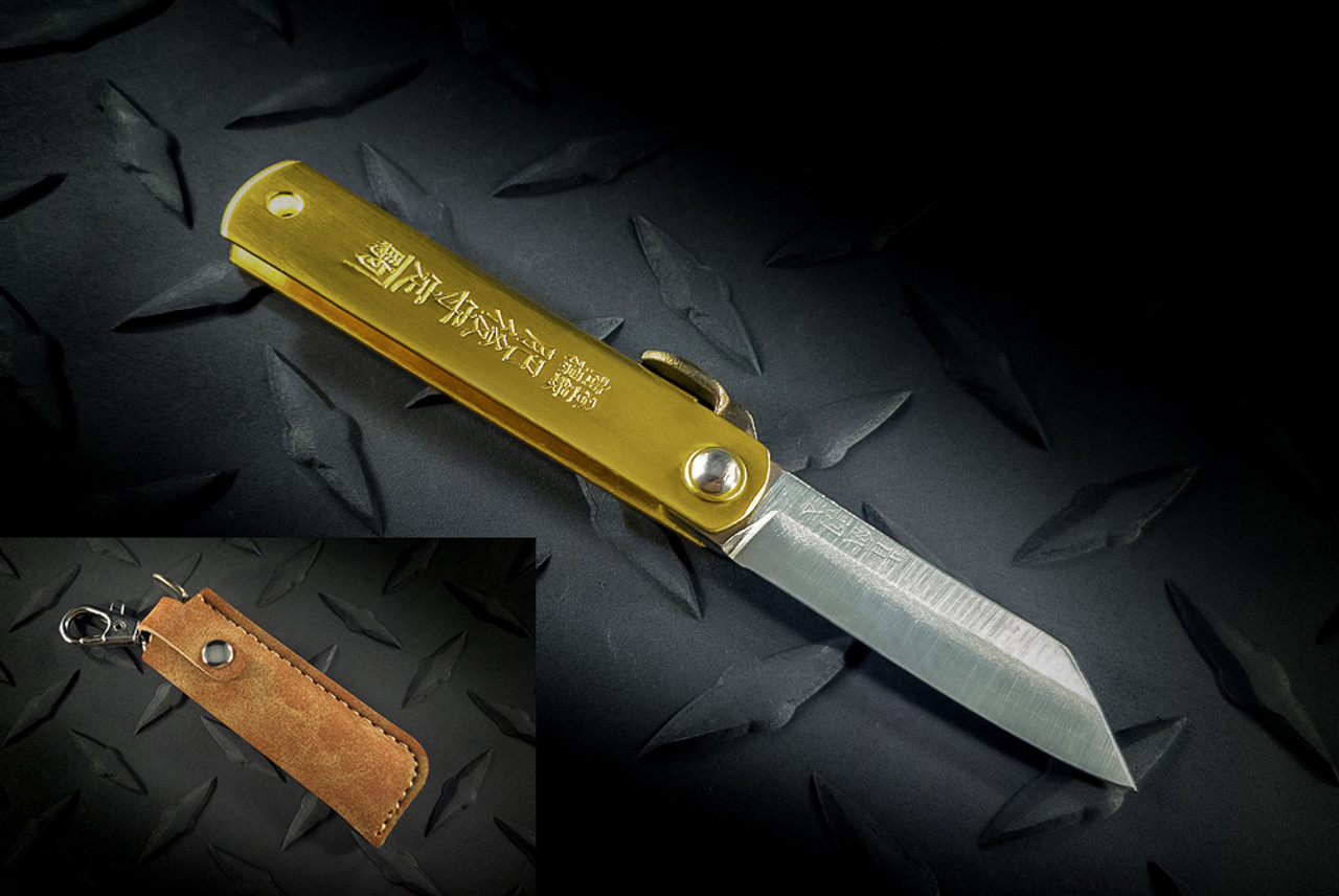 Brass Higonokami Pocket Knife