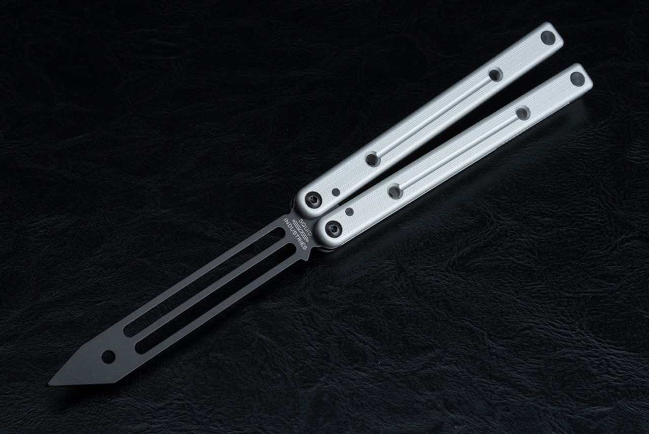 Squid Industries Inked Squidtrainer V4 Balisong Butterfly Knife