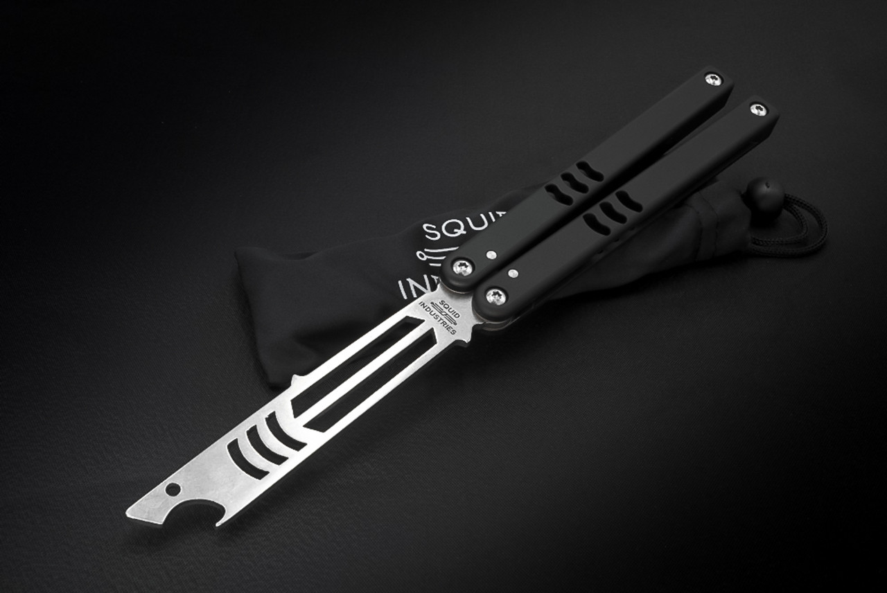 Squid Industries Mako Bottle Opener V4 Butterfly Balisong 