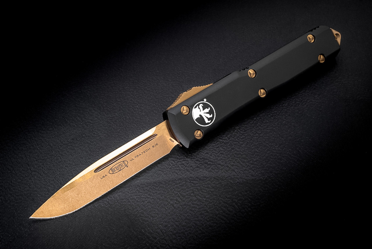 Microtech Ultratech Out-The-Front Automatic Knife (S/E Black