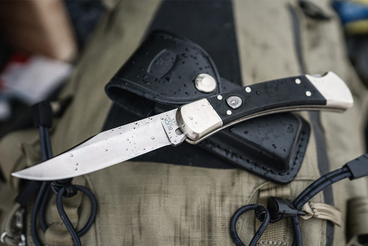 Buck 112 Ranger Auto Elite Knife with Sheath - Buck® Knives