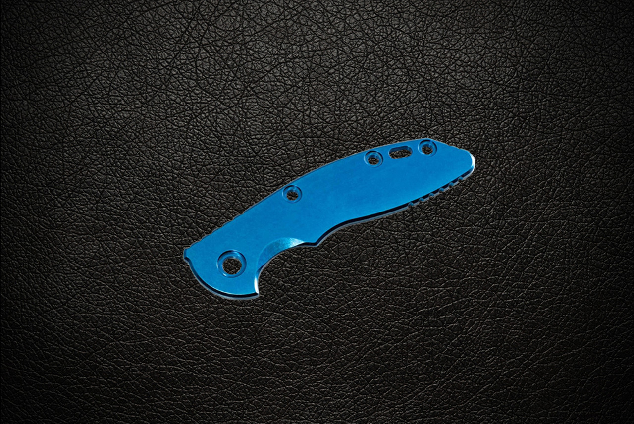 Rick Hinderer Knives XM-18 3.0" Titanium Scale Blue Stonewash