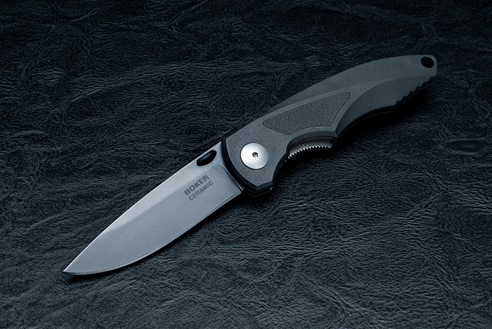 Boker 89 Ceramic Infinity Liner Lock Folding Knife Black Ceramic