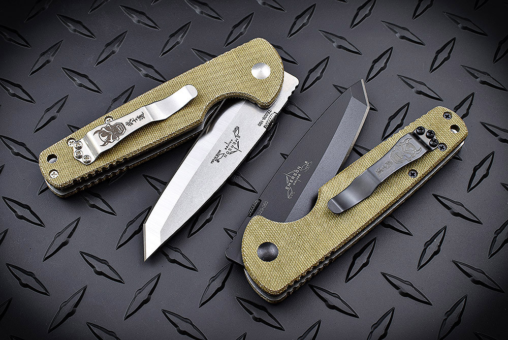 Emerson Knives MATCHING FINAL SET #003 Tanto Right Hand Grind