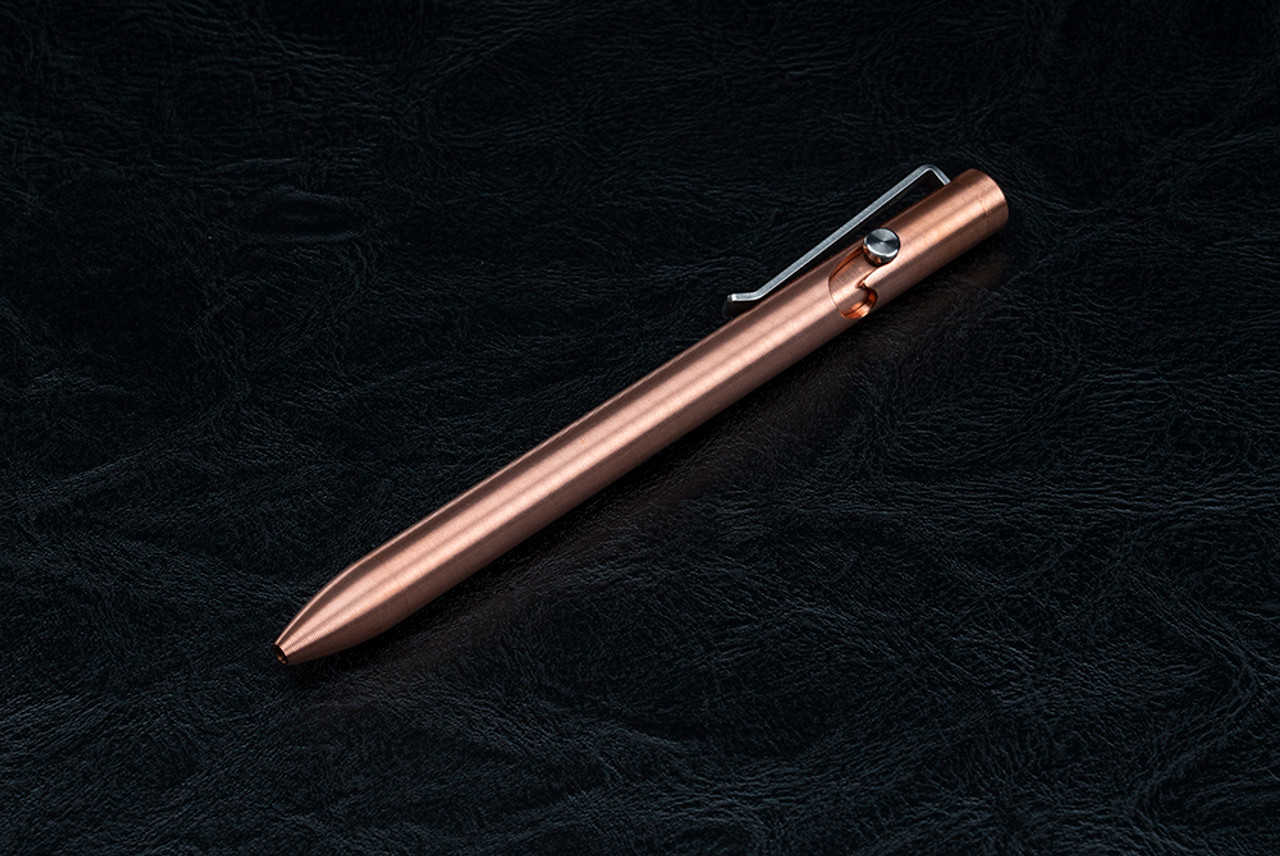 Tactile Turn 5.6" Bolt Action Pen Copper Standard - 10-BA1-COP-TTM