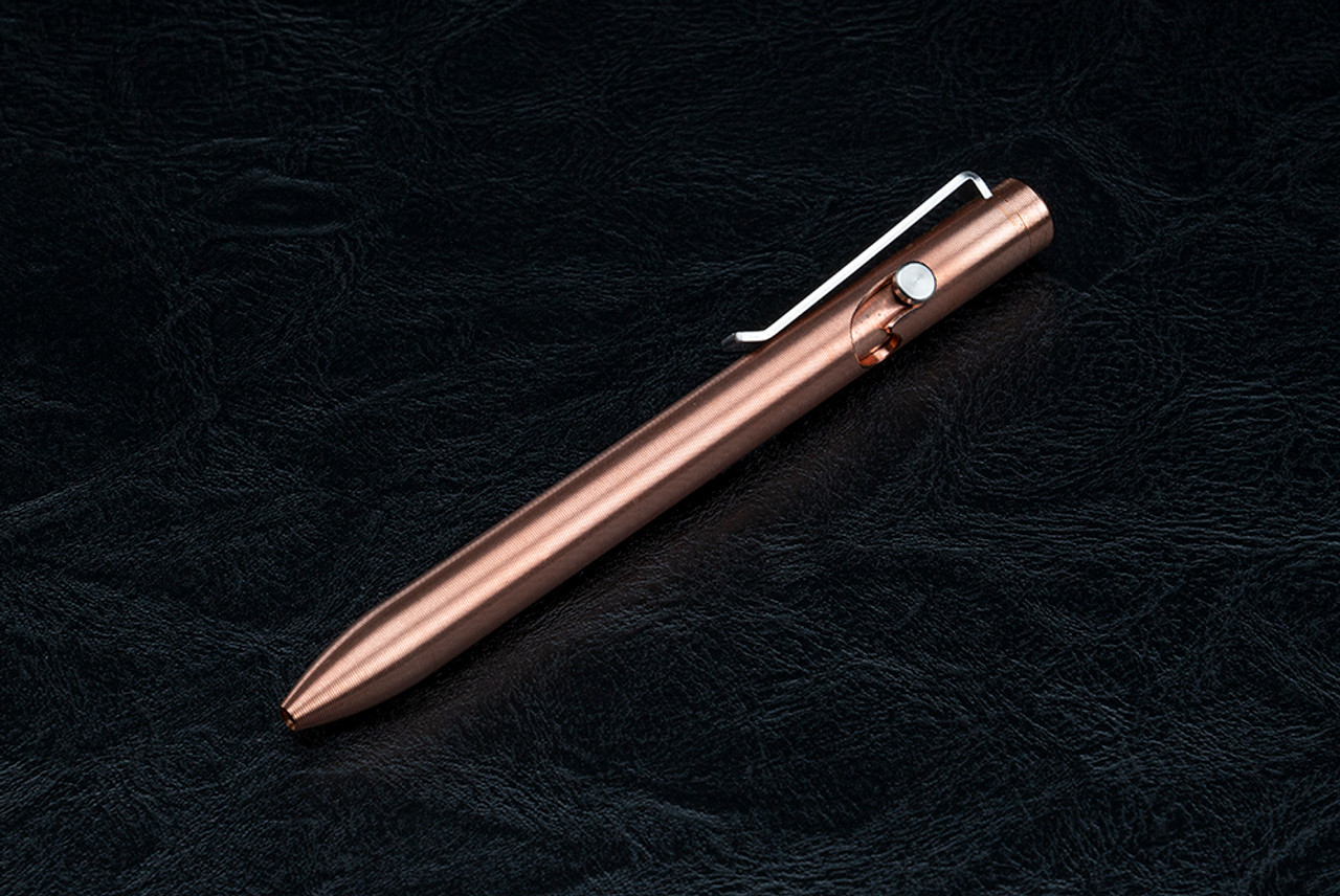 Tactile Turn 5.1" Bolt Action Pen Copper Short -10-BA2-COP-TTM