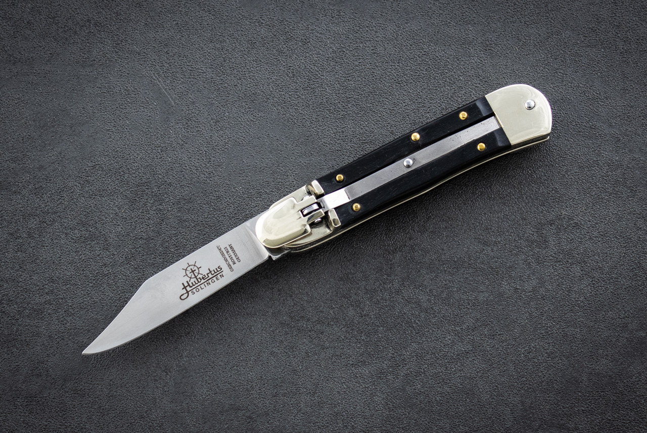 Hubertus Knives Medium size No. 10 Lever Lock Automatic Knife Clip