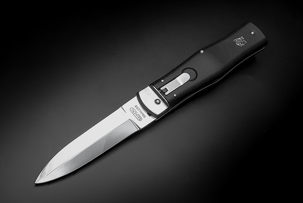 Mikov Knives Predator 241 Lever Lock Automatic Knife Polished
