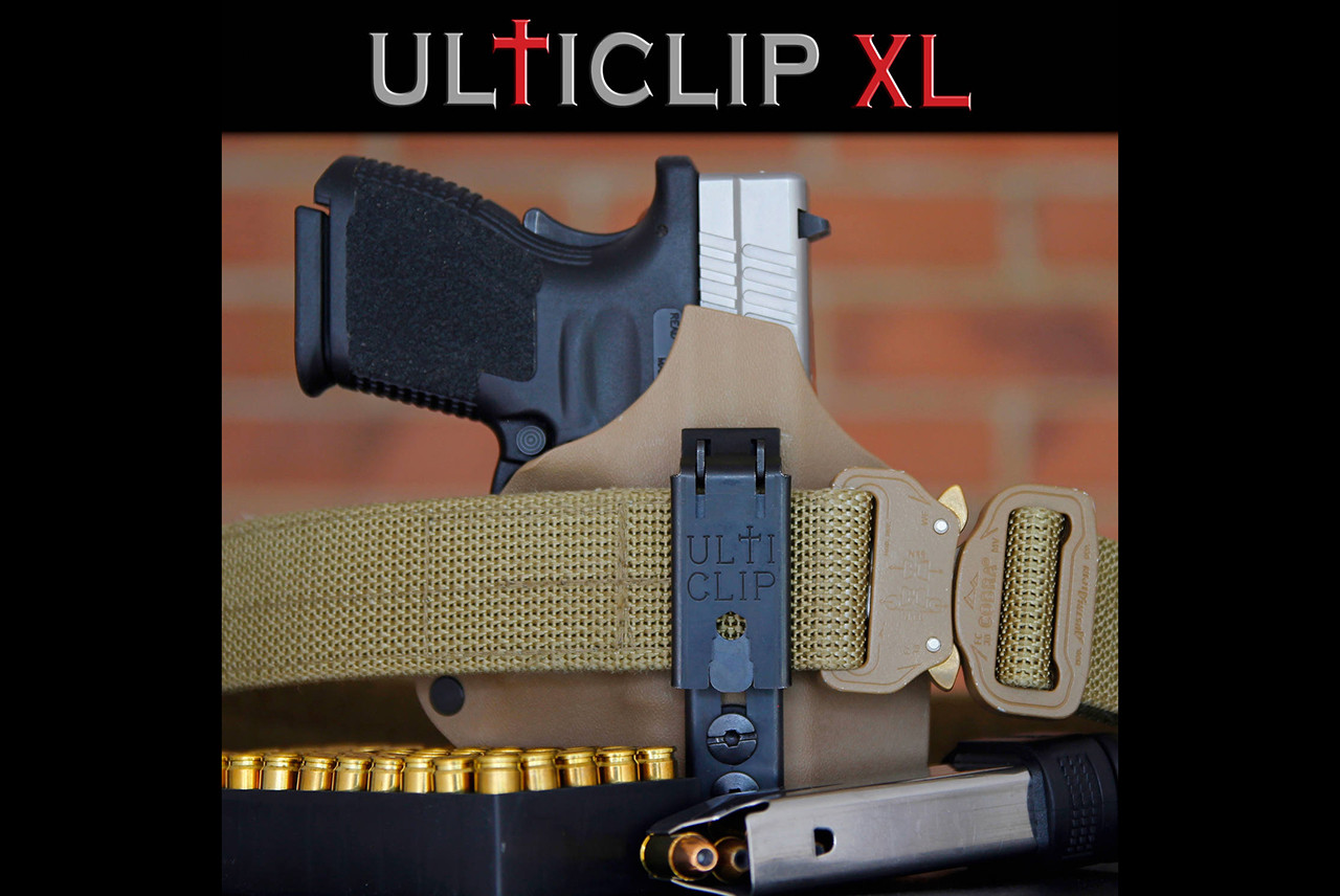 ULTICLIP XL Attachment Clip w/ Multi Tool Black and Mounting Hardware