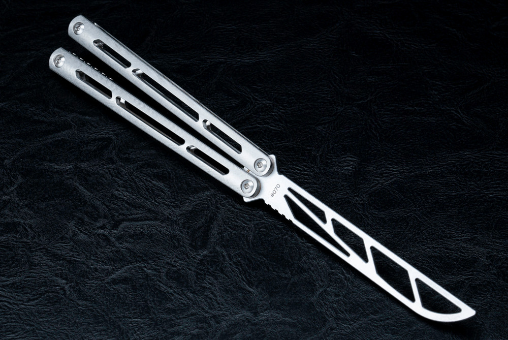 Squid Industries Tsunami Butterfly Balisong Trainer Stonewashed