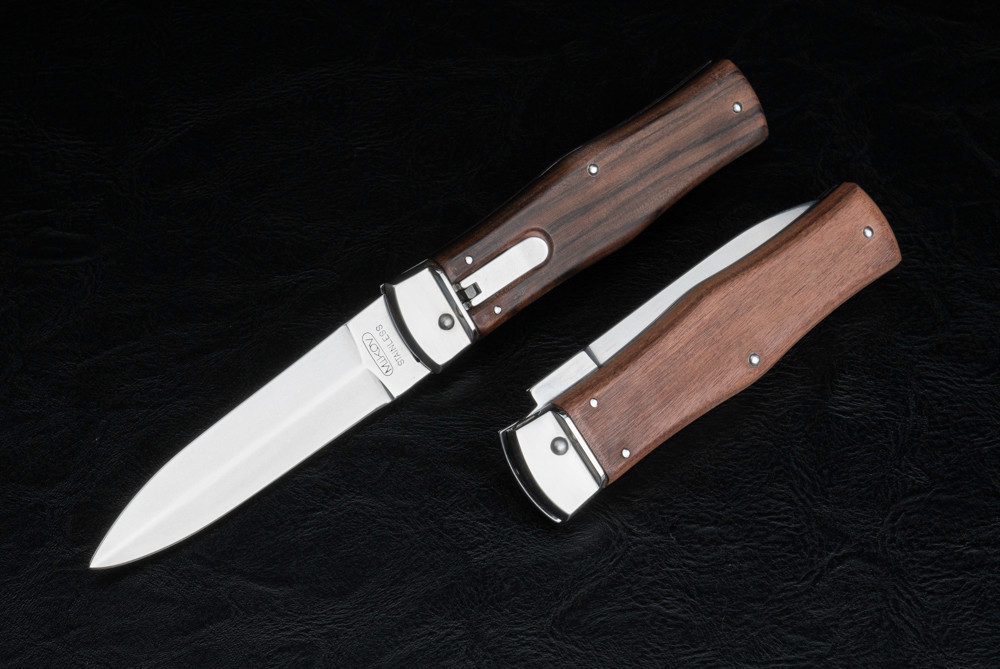 Mikov Knives Predator 241 Lever Lock Automatic Knife Polished