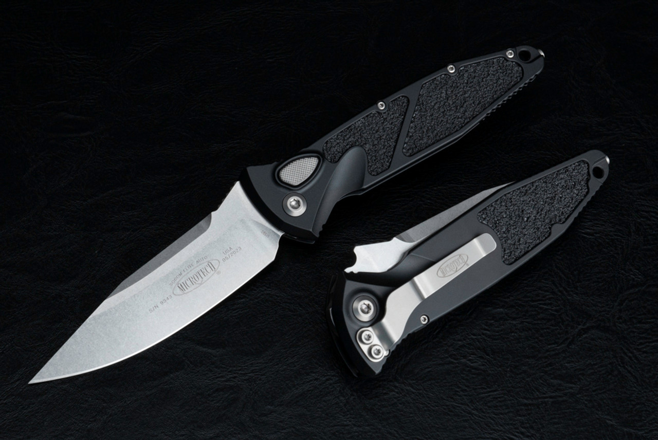 Microtech Knives Socom Elite S/E Automatic Knife Stonewash