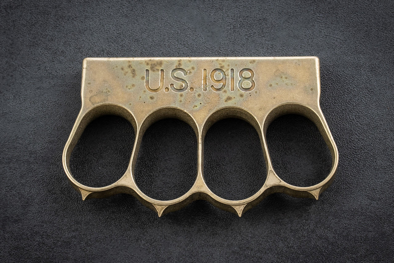 Bawidamann Design Doughboy DB-4 Brass Tumbled Finish