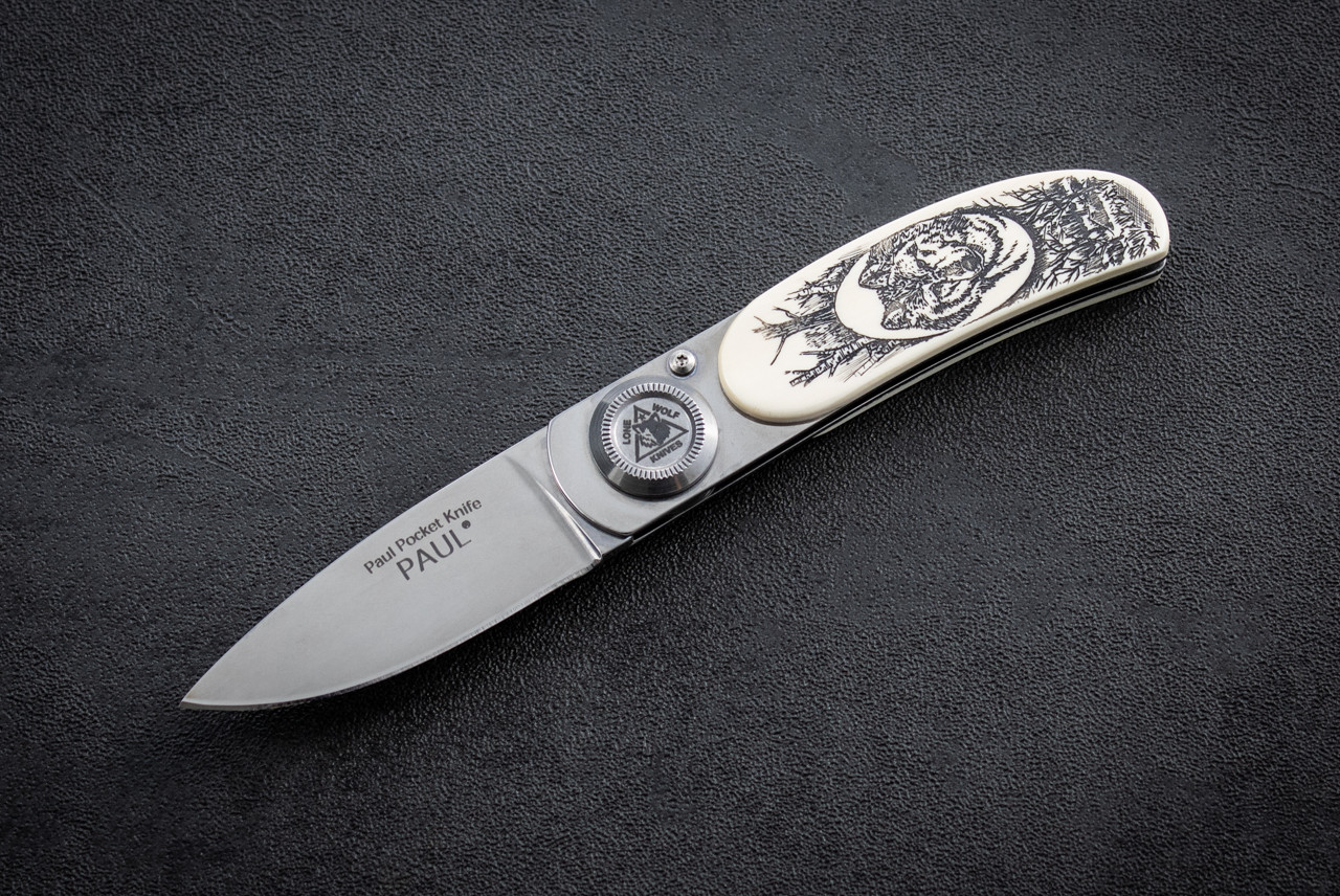 LONE WOLF KNIVES PAULモデル ナイフ Lone Wolf Knives Paul Pocket Folder Limited Edition Polished