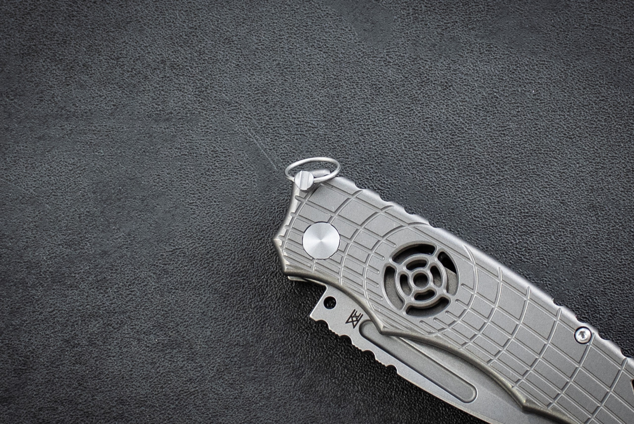 Midgards Messer Shield Sights Tactical Slipjoint Stonewashed Blade