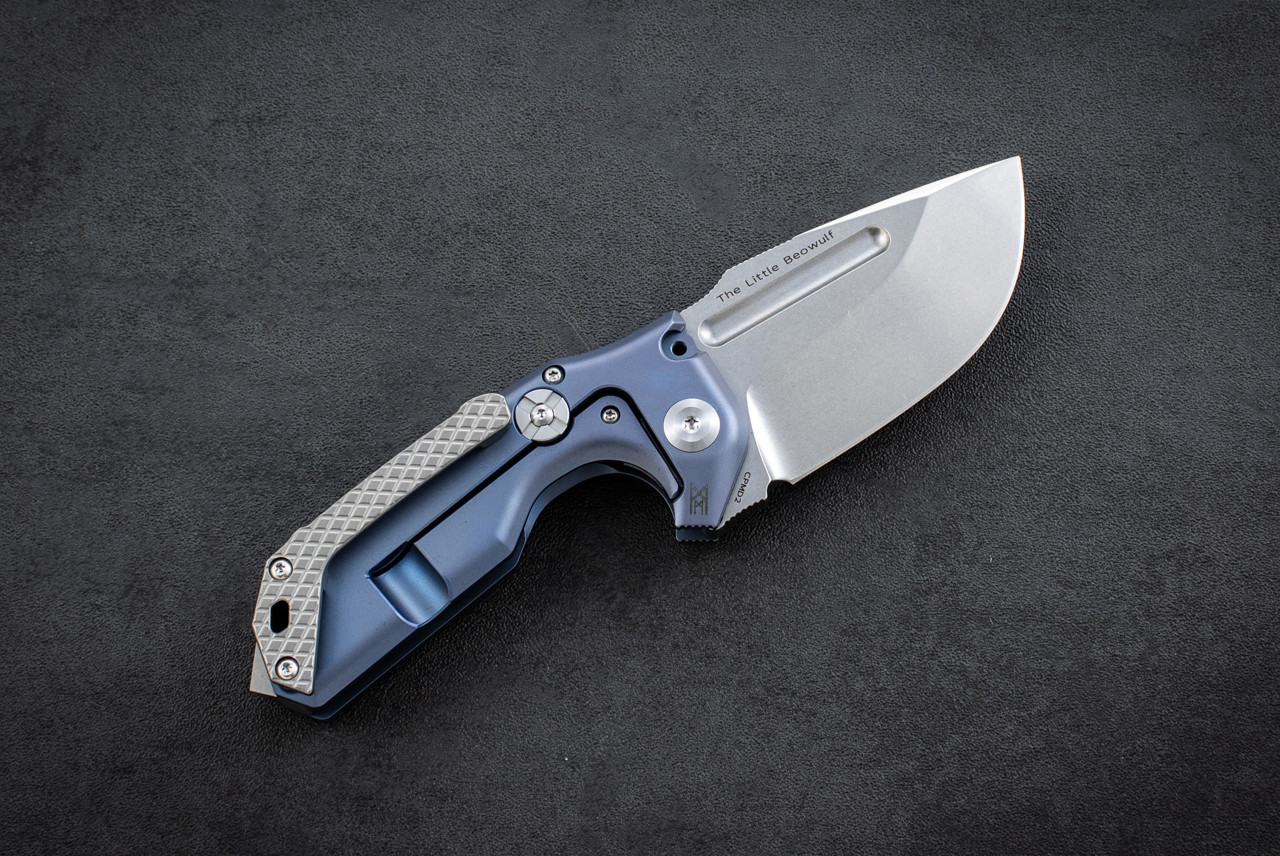 Midgards Messer Little Beowulf Frame Lock Folder Stonewashed Blade