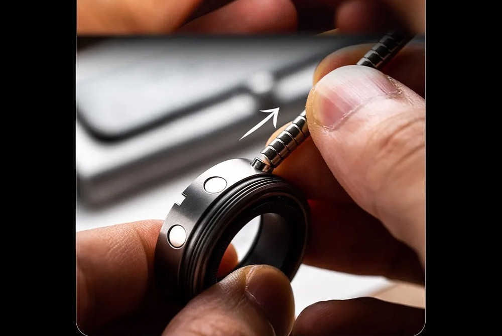 Lautie EDC Mechanic-C Ring Spinner Spy Wars Series - Tactical