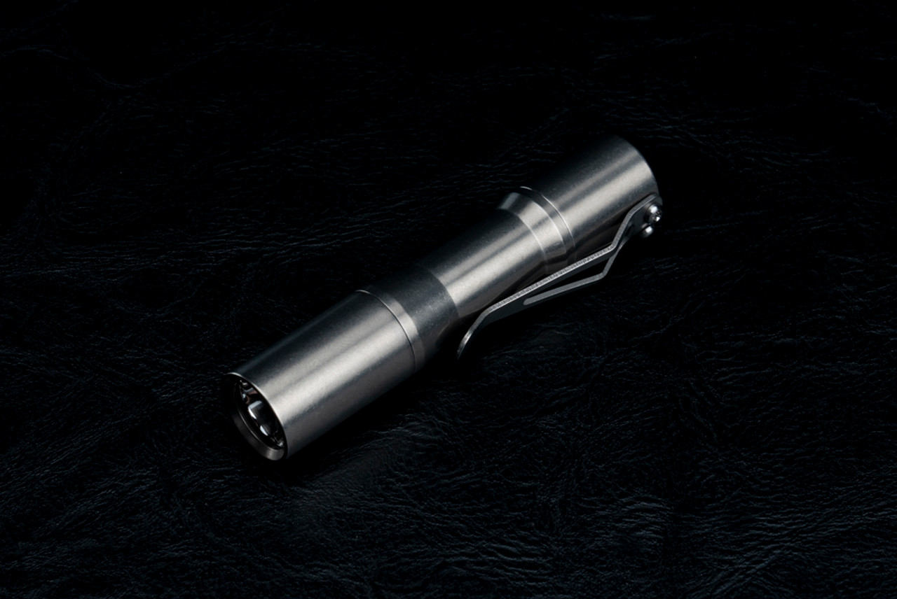 CWF Custom Flashlights Mini Arc Titanium Tumbled