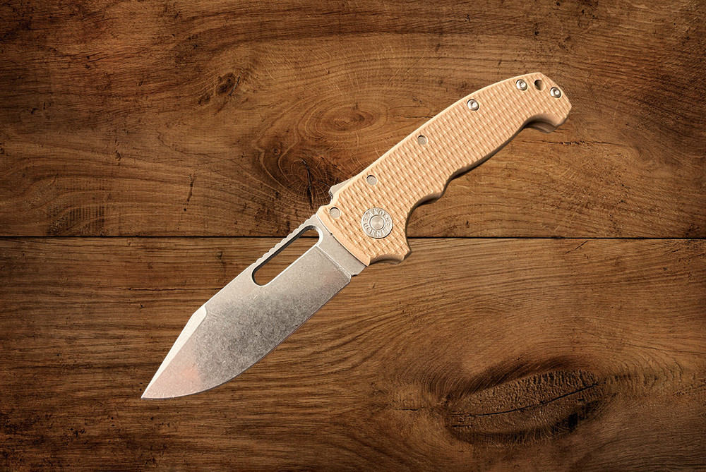 Demko Knives MG AD20S Folding Knife Shark Lock Full Flat Grind