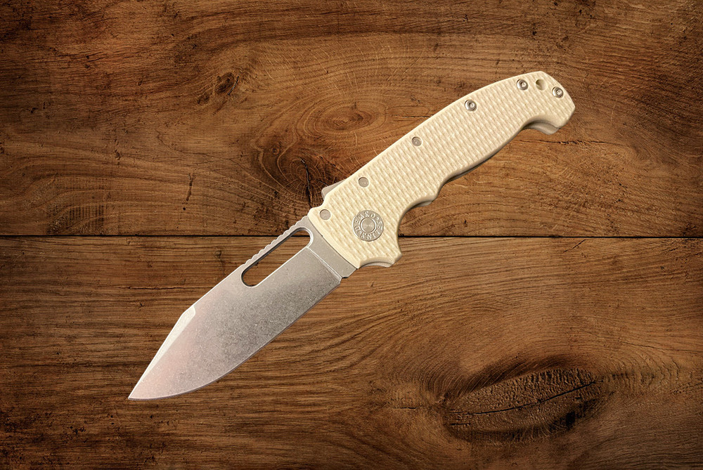 Demko Knives MG AD20S Folding Knife Shark Lock Full Flat Grind