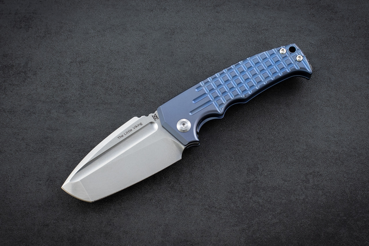 Midgards Messer Little Viking Frame Lock Folder Stonewashed Blade