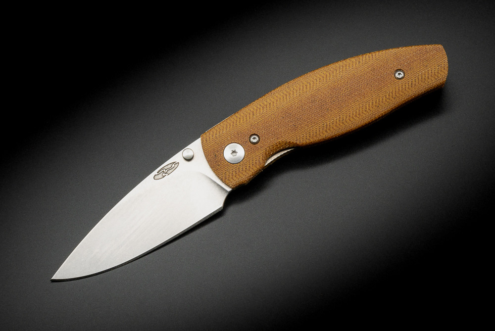 TRM Neutron 2 Liner Lock Folding Knife 2-Part Tumbling Blade