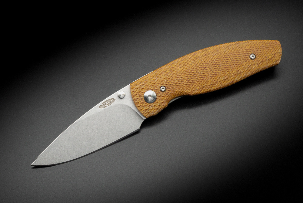 TRM Neutron 2 Liner Lock Folding Knife 2-Part Tumbling Blade