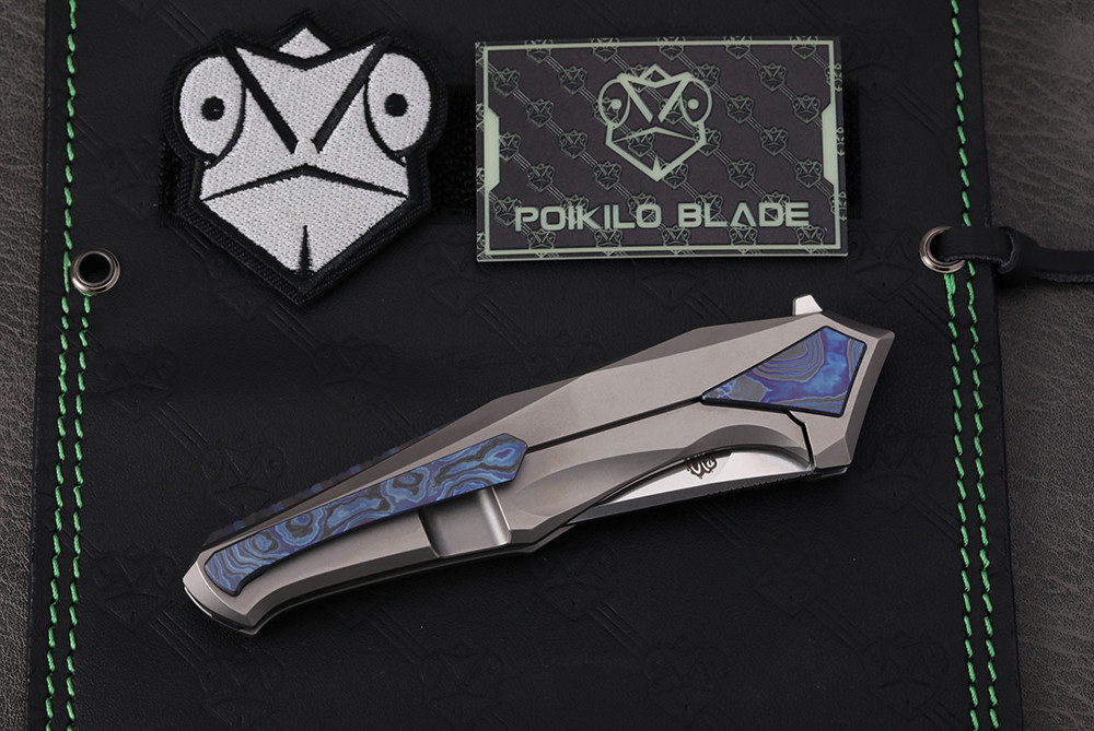 Poikilo Blade Bio Series Rhino-M Flipper Frame Lock Folding Knife