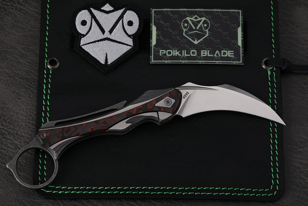 Poikilo Blade Tactical Series Thorny Devil Karambit Flipper Frame