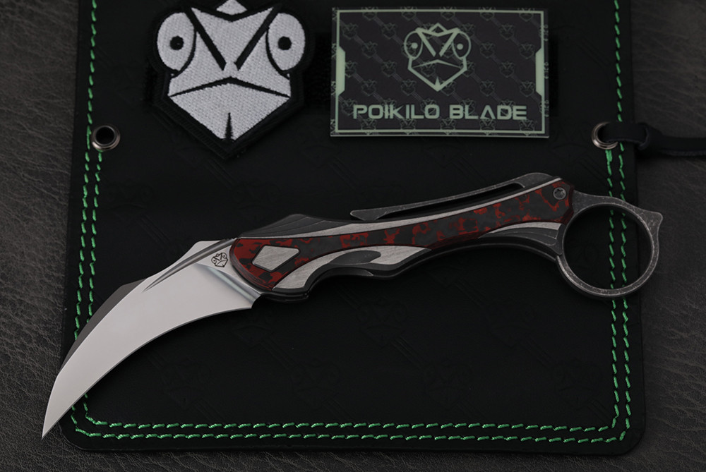 Poikilo Blade Tactical Series Thorny Devil Karambit Flipper Frame