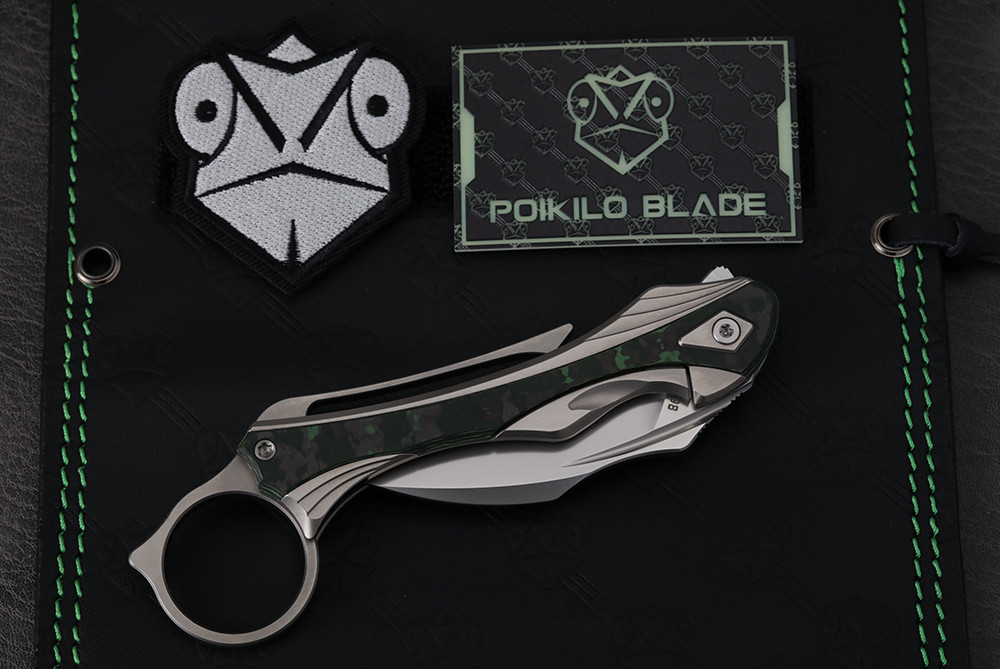 Poikilo Blade Tactical Series Thorny Devil Karambit Flipper Frame