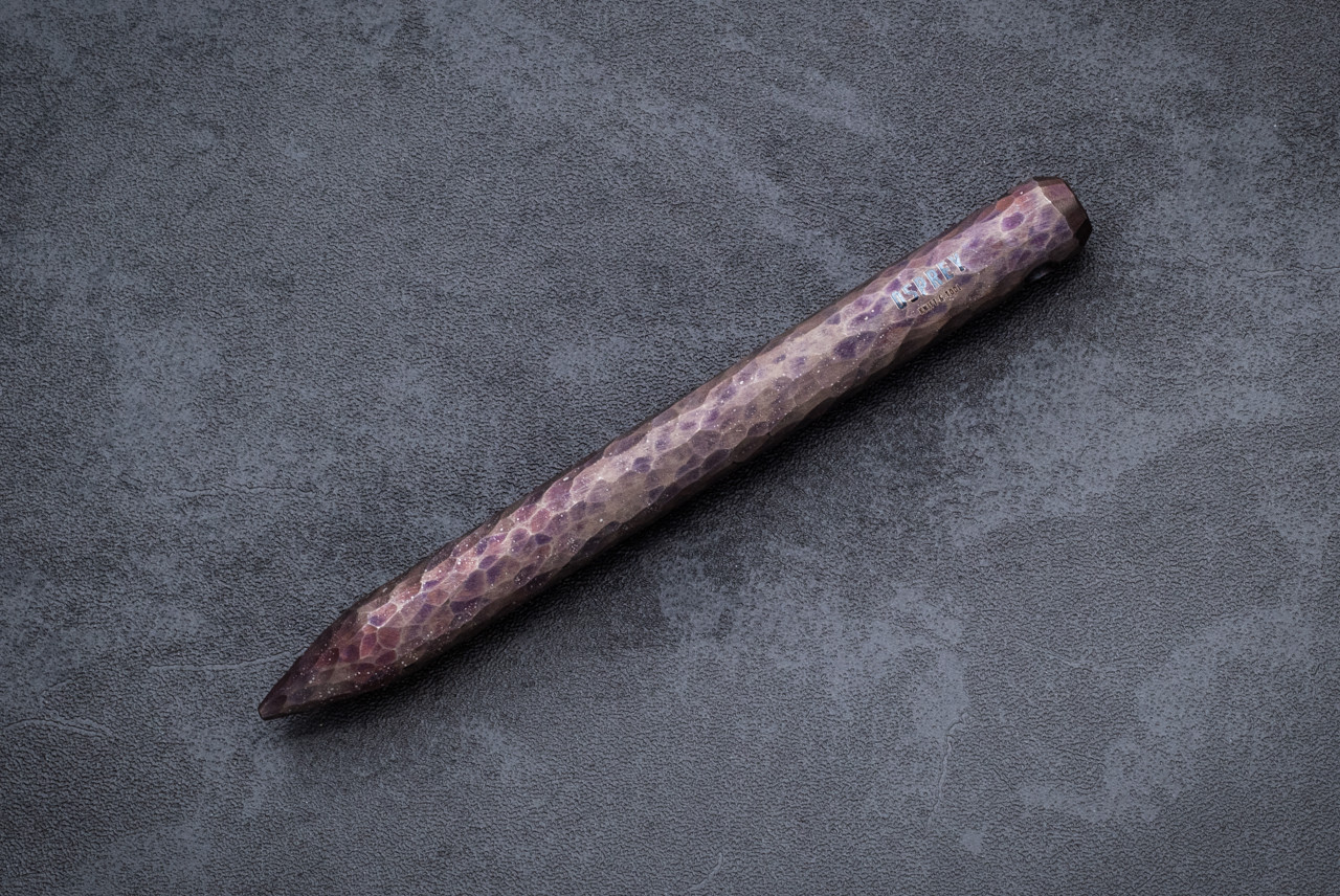 Osprey Knife and Tool Kubaton Textured Titanium Purple Finish