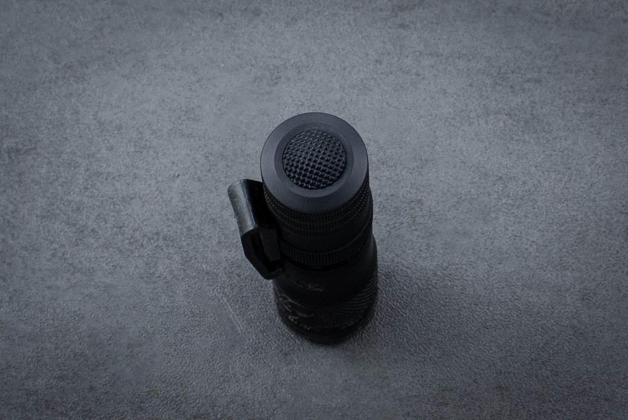 LensLight ZEDU Mini Black Dual Output Flashlight - Tactical