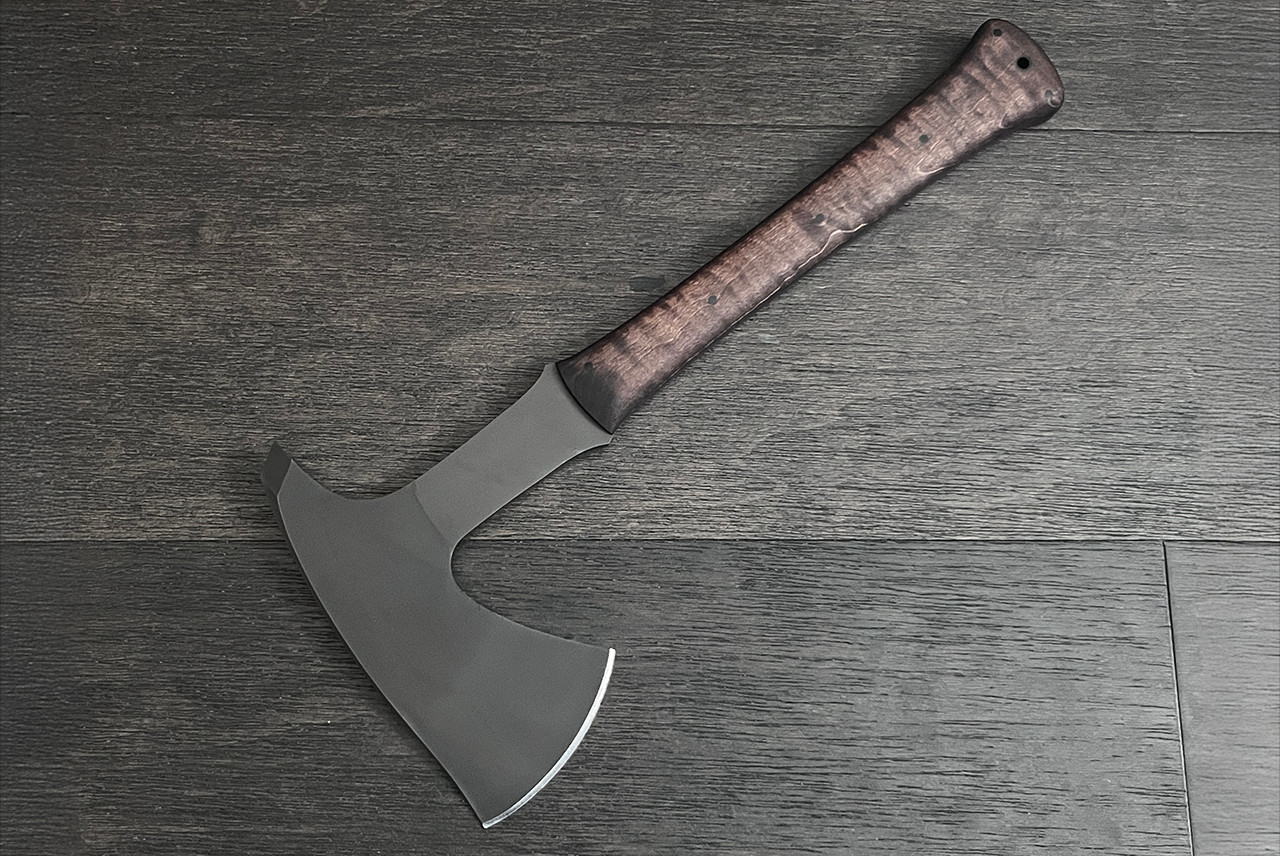 Winkler Knives Ridge Line Hatchet Axe Curly Walnut Handle w