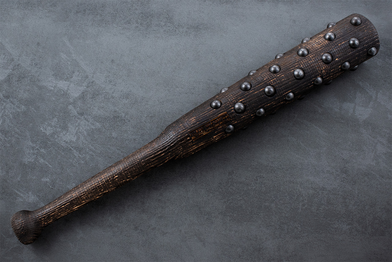 RMJ Tactical Gold Point Forge 24" Defiance Tetsubo Iron Studs Hickory Burned Finish